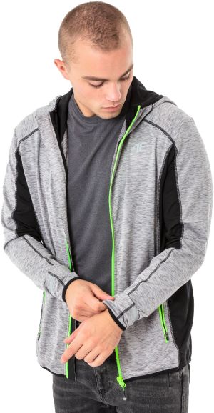 4f Bluza męska H4L18-BLMF004 jasnoszara r. M 5