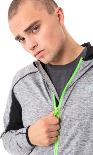 4f Bluza męska H4L18-BLMF004 jasnoszara r. M 9