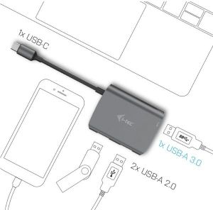 HUB USB I-TEC 3x USB-A 3.0 (C31METALHUB) 4