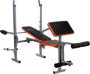 Funfit Ławka treningowa pod sztangę z modlitewnikiem (703) 4