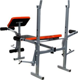 Funfit Ławka treningowa pod sztangę z modlitewnikiem (703) 6