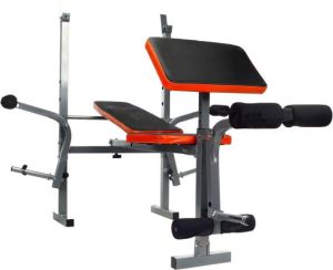 Funfit Ławka treningowa pod sztangę z modlitewnikiem (703) 9