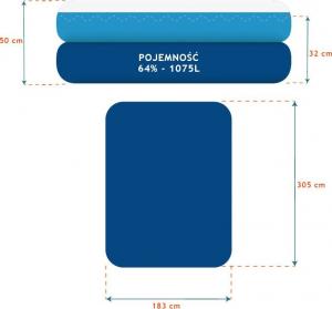 SunClub Basen dmuchany 305x183cm 8