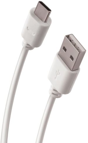 Kabel USB Forever USB-A - USB-C 1 m Biały (T_0015238) 1