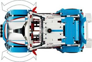 LEGO Technic Niebieska wyścigówka (42077) 9