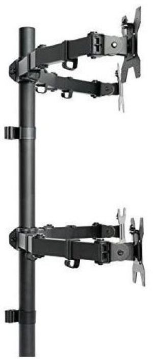 Techly Uchwyt biurkowy na 4 monitory 13" - 27" (ICA-LCD 382-Q) 2