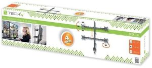 Techly Uchwyt biurkowy na 4 monitory 13" - 27" (ICA-LCD 382-Q) 4