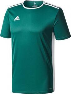 Adidas Koszulka piłkarska Entrada 18 JSY ciemnozielona r. M (CD8358) 1