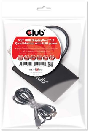 Club 3D Splitter 1x DisplayPort - 4x DisplayPort (CSV-6400) 9