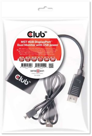 Club 3D Splitter 1x DisplayPort - 2x DisplayPort (CSV-6200) 9