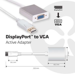 Adapter AV Club 3D 0.2m biały (CAC-2003) 2