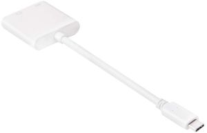 Adapter USB Club 3D USB-C - DisplayPort Mini + USB-C Biały  (CAC-1509) 2