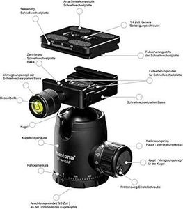 Głowica Mantona mantona Fortress 34 Ball Head (S1-3410AF) - 21435 6
