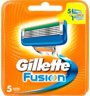 Gillette GILLETTE_Fusion wymienne ostrza do maszynki do golenia 5 szt - 7702018441433 1
