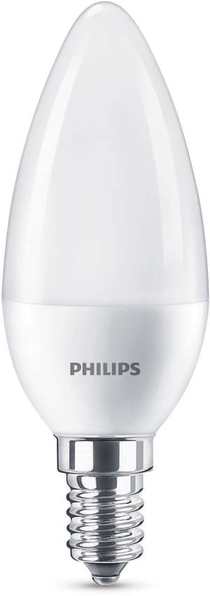 Philips LED 7W, 60W, B38, E14, WW, FR, ND RF 1