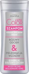 Joanna Ultra Color System Szampon różowy do włosów blond, rozjaśnionych i siwych 200ml 1