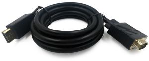 Kabel Gembird DisplayPort - D-Sub (VGA) 1.8m czarny (CCP-DPM-VGAM-6) 2