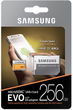 Karta Samsung MicroSDXC 256 GB Class 10  (MB-MP256GA/EU) 8