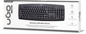 Klawiatura uGo KL0-01 Przewodowa Czarna US (UKL-1073) 2