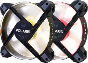 Wentylator In Win Polaris RGB Aluminium 2-pack (POLARISFAN-2PK-RGBM) 1