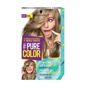 Schwarzkopf Pure Color Farba do włosów 8.0 Prawdziwy Blond 1