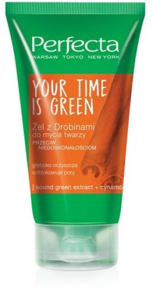 DAX Your Time Is Green Żel z drobinkami do mycia twarzy 150ml 1