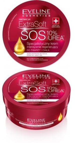 Eveline Extra Soft SOS 10% Urea Krem intensywnie regenerujący do twarzy i ciała 175ml 1