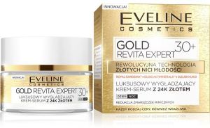 Eveline Gold Revita Expert 30+ Krem-serum wygładzający na dzień i noc 50ml 1