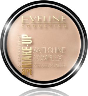 Eveline Art Professional Make-up matujący puder mineralny prasowany 37 Warm Beige 14g 1