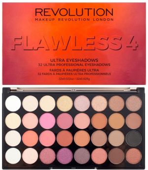 Makeup Revolution Ultra Eyeshadows Paleta 32 Cieni Do Powiek Flawless 4 1