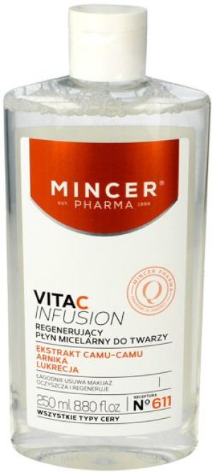Mincer Vita C Infusion Płyn micelarny regenerujący do twarzy nr 611 250ml 1