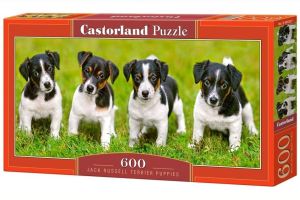 Castorland Puzzle 600 Jack Russel terrier puppies (266692) 1