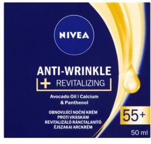 Nivea Anti-Wrinkle Revitalizing Night Cream Przeciwzmarszczkowy krem rewitalizujący 50ml 1