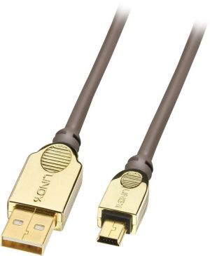 Kabel USB Lindy Mini B, 0.5m (37690) 1