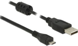 Kabel USB Delock USB-A - microUSB 0.5 m Czarny (84900) 1