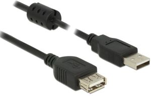 Kabel USB Delock USB-A - USB-A 2 m Czarny (84885) 1
