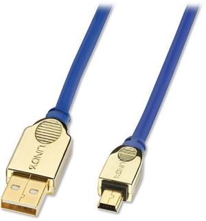 Kabel USB Lindy Mini-B, 2.0, 3m (37663) 1