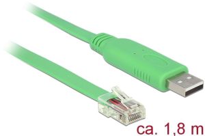 Kabel USB Delock USB-A - RJ-45 1.8 m Zielony (62960) 1