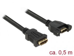 Kabel Delock HDMI - HDMI 0.5m czarny (85465) 1