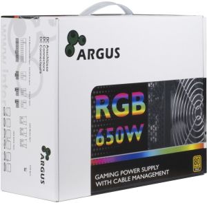 Zasilacz Inter-Tech Argus RGB-650W CM (88882168) 2