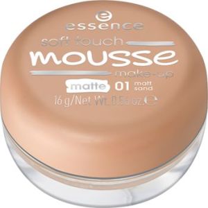 Essence Soft Touch Mousse Make-up Podkład w musie 01 Matt Sand 16g 1