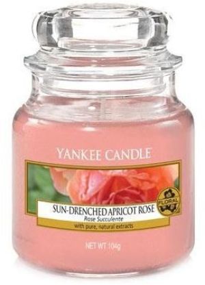Yankee Candle Small Jar mała świeczka zapachowa Sun-Drenched Apricot Rose 104g 1