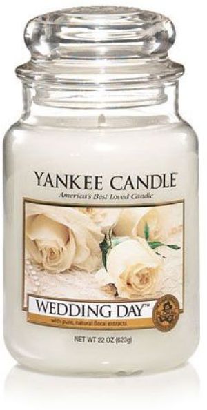 Yankee Candle Large Jar duża świeczka zapachowa Wedding Day 623g 1