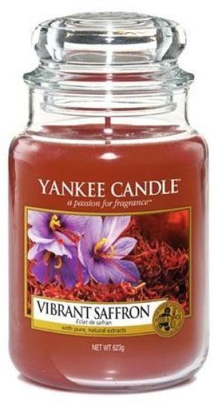 Yankee Candle Large Jar duża świeczka zapachowa Vibrant Saffron 623g 1