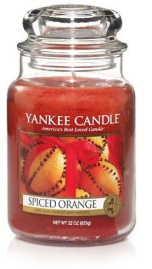 Yankee Candle Large Jar duża świeczka zapachowa Spiced Orange 623g 1