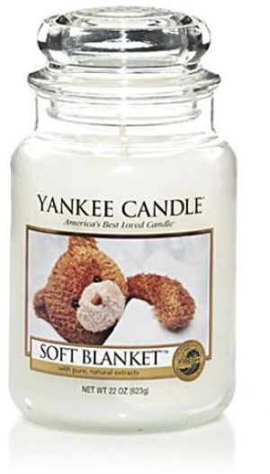Yankee Candle Large Jar duża świeczka zapachowa Soft Blanket 623g 1