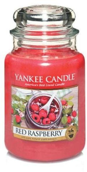 Yankee Candle Large Jar duża świeczka zapachowa Red Raspberry 623g 1