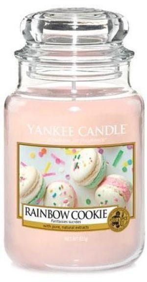 Yankee Candle Large Jar duża świeczka zapachowa Rainbow Cookie 623g 1