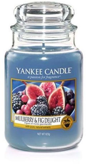 Yankee Candle Large Jar duża świeczka zapachowa Mulberry & Fig Delight 623g 1