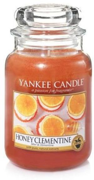 Yankee Candle Large Jar duża świeczka zapachowa Honey Clementine 623g 1